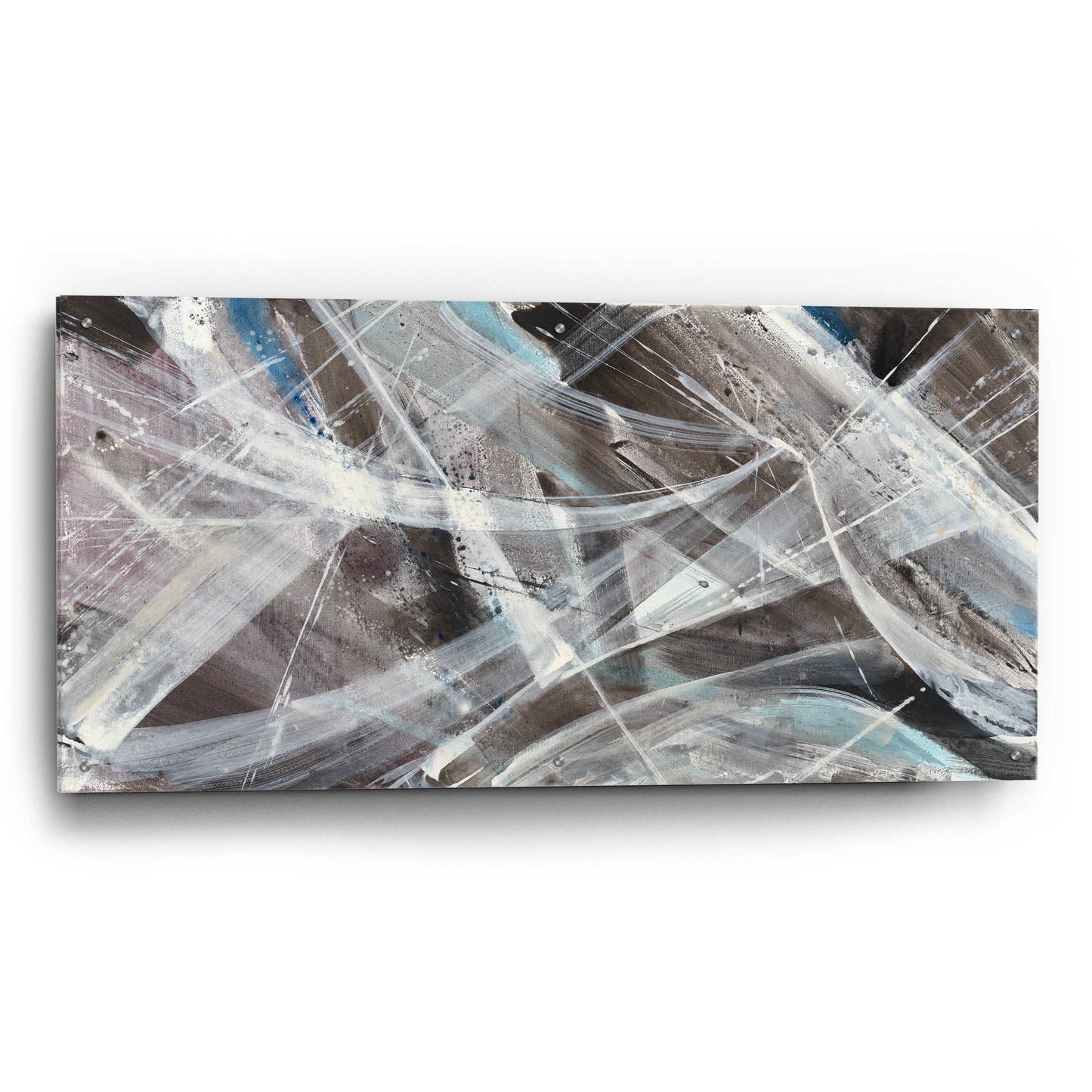 Epic Art 'Glacier VI' by Albena Hristova, Acrylic Glass Wall Art,48x24