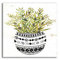 Epic Art 'Mud Cloth Succulent I' by Cindy Jacobs, Acrylic Glass Wall Art