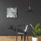 Epic Art 'Abstract in Gray V' by Cindy Jacobs, Acrylic Glass Wall Art,24x24