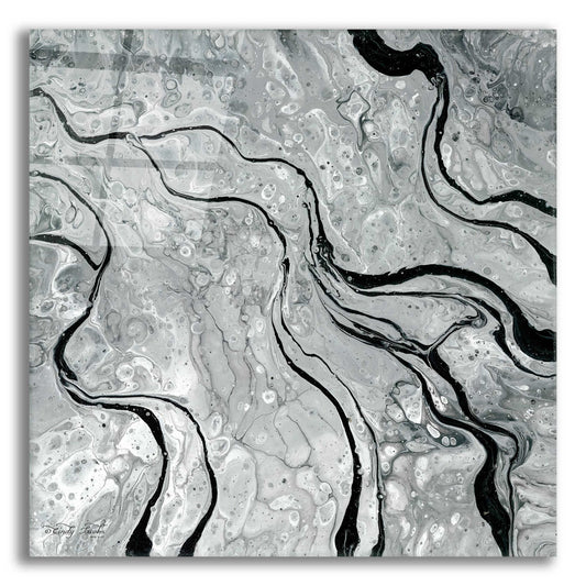 Epic Art 'Abstract in Gray V' by Cindy Jacobs, Acrylic Glass Wall Art