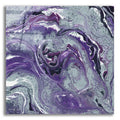 Epic Art 'Abstract in Purple I' by Cindy Jacobs, Acrylic Glass Wall Art