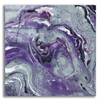 Epic Art 'Abstract in Purple I' by Cindy Jacobs, Acrylic Glass Wall Art