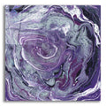 Epic Art 'Abstract in Purple II' by Cindy Jacobs, Acrylic Glass Wall Art
