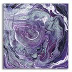 Epic Art 'Abstract in Purple II' by Cindy Jacobs, Acrylic Glass Wall Art