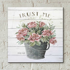 Epic Art 'Trust Me' by Cindy Jacobs, Acrylic Glass Wall Art,12x12