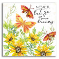 Epic Art 'Never Let Go of your Dreams' by Cindy Jacobs, Acrylic Glass Wall Art