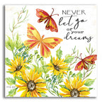 Epic Art 'Never Let Go of your Dreams' by Cindy Jacobs, Acrylic Glass Wall Art