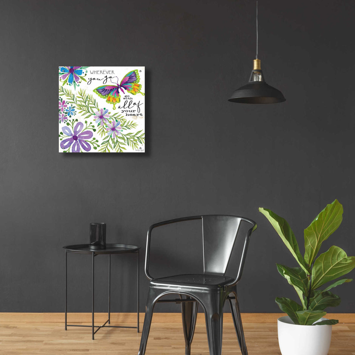 Epic Art 'Wherever You Go' by Cindy Jacobs, Acrylic Glass Wall Art,24x24