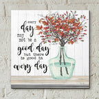 Epic Art 'Good day in Every Day' by Cindy Jacobs, Acrylic Glass Wall Art,12x12