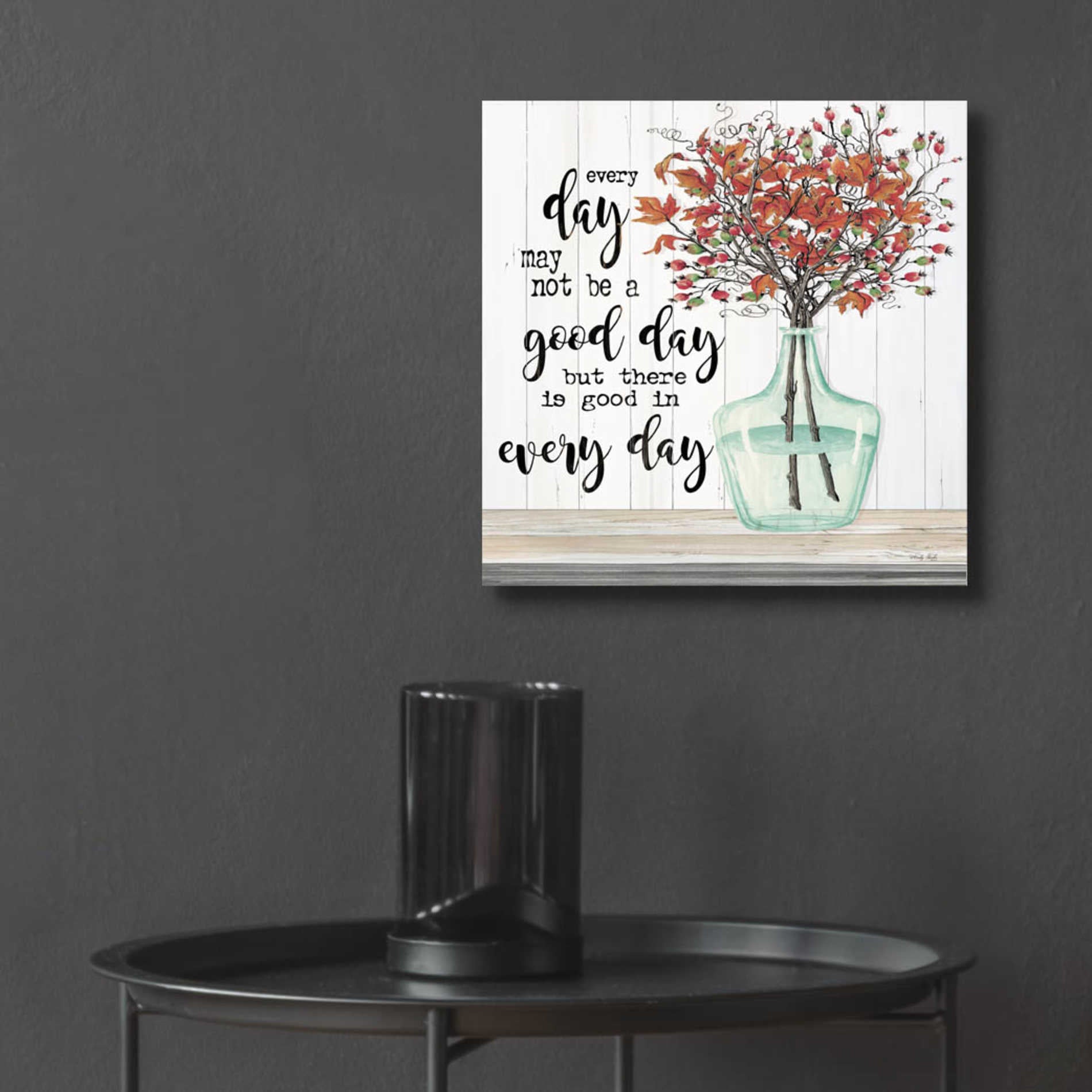 Epic Art 'Good day in Every Day' by Cindy Jacobs, Acrylic Glass Wall Art,12x12