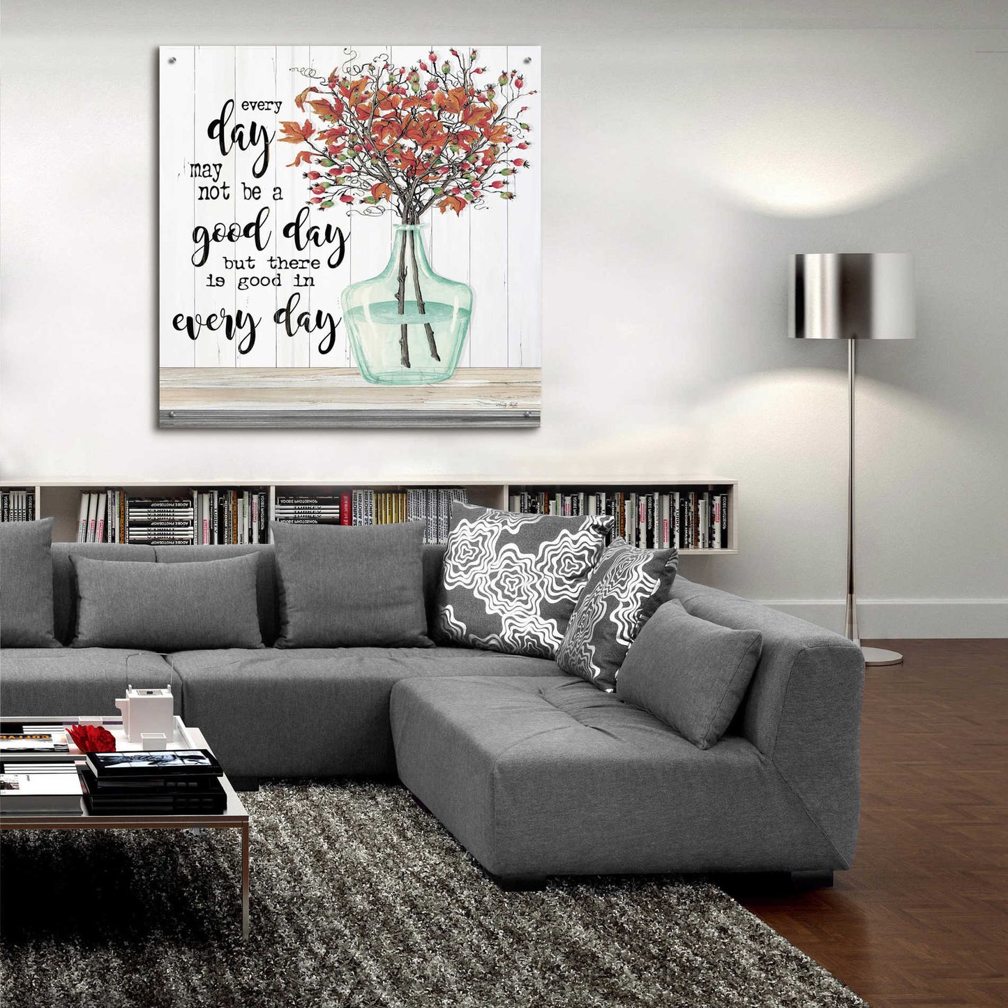 Epic Art 'Good day in Every Day' by Cindy Jacobs, Acrylic Glass Wall Art,36x36