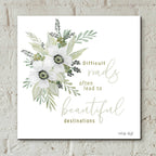 Epic Art 'Beautiful Destinations' by Cindy Jacobs, Acrylic Glass Wall Art,12x12