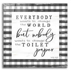 Epic Art 'Everybody Wants to Change the World' by Cindy Jacobs, Acrylic Glass Wall Art