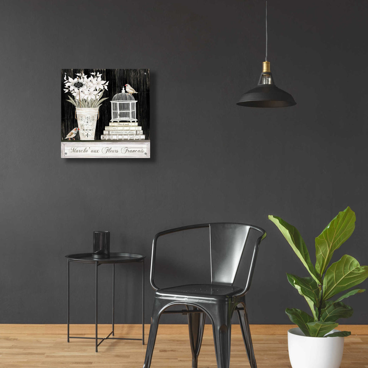 Epic Art 'Amaryllis Still Life' by Cindy Jacobs, Acrylic Glass Wall Art,24x24