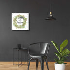 Epic Art 'Christmas Time Wreath' by Cindy Jacobs, Acrylic Glass Wall Art,24x24