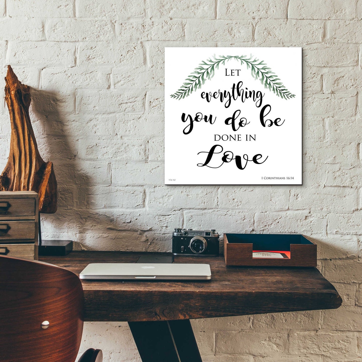 Epic Art 'Let Everything You Do Be Done in Love' by Cindy Jacobs, Acrylic Glass Wall Art,12x12