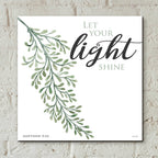 Epic Art 'Let Your Light Shine' by Cindy Jacobs, Acrylic Glass Wall Art,12x12