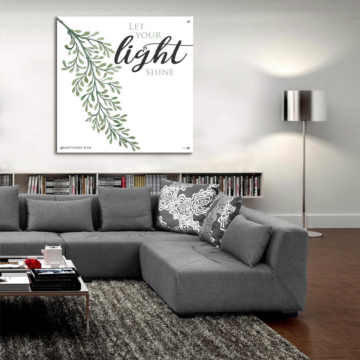 Epic Art 'Let Your Light Shine' by Cindy Jacobs, Acrylic Glass Wall Art,36x36