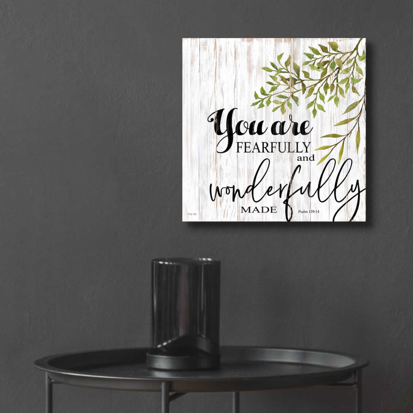 Epic Art 'You are Fearfully and Wonderfully Made' by Cindy Jacobs, Acrylic Glass Wall Art,12x12