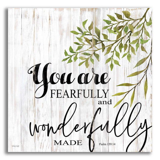 Epic Art 'You are Fearfully and Wonderfully Made' by Cindy Jacobs, Acrylic Glass Wall Art