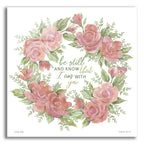 Epic Art 'Be Still and Know' by Cindy Jacobs, Acrylic Glass Wall Art