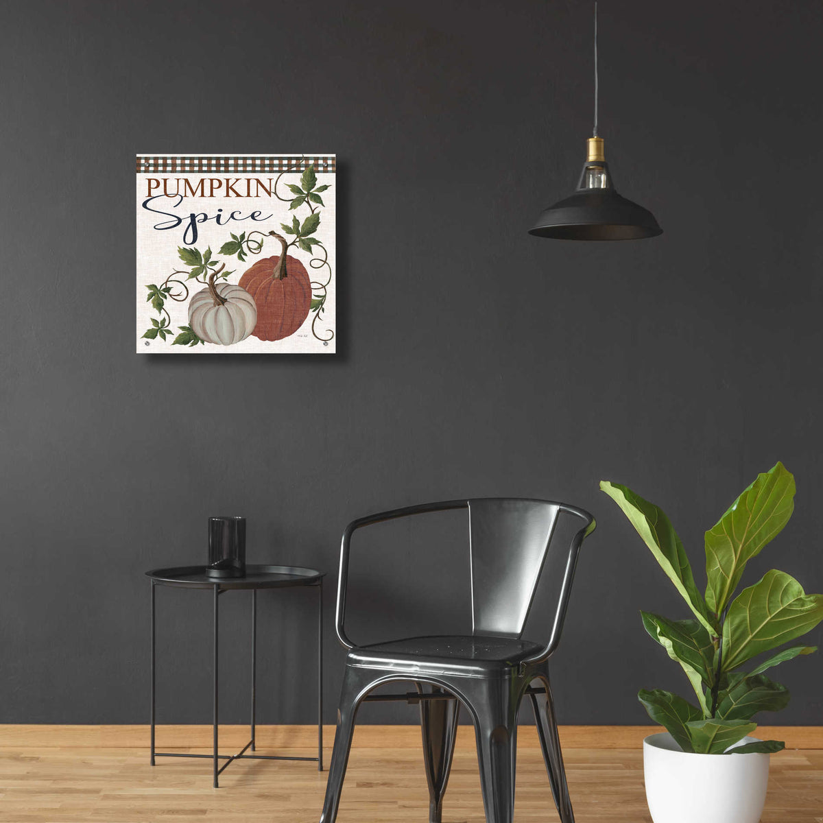Epic Art 'Pumpkin Spice' by Cindy Jacobs, Acrylic Glass Wall Art,24x24