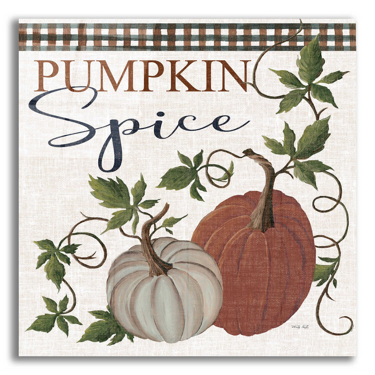Epic Art 'Pumpkin Spice' by Cindy Jacobs, Acrylic Glass Wall Art