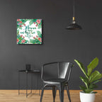 Epic Art 'Home Is Succulents' by Cindy Jacobs, Acrylic Glass Wall Art,24x24