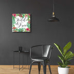 Epic Art 'Wild & Free Greenery' by Cindy Jacobs, Acrylic Glass Wall Art,24x24