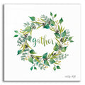 Epic Art 'Gather Eucalyptus Wreath' by Cindy Jacobs, Acrylic Glass Wall Art
