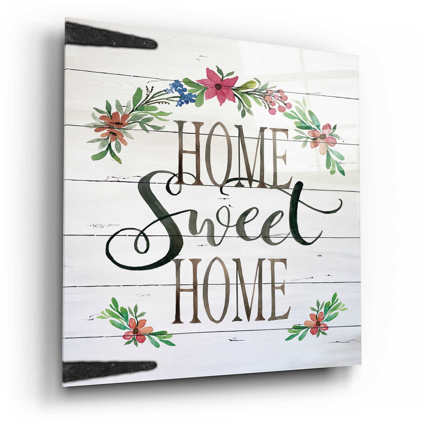 Epic Art 'Home Sweet Home Door' by Cindy Jacobs, Acrylic Glass Wall Art,12x12