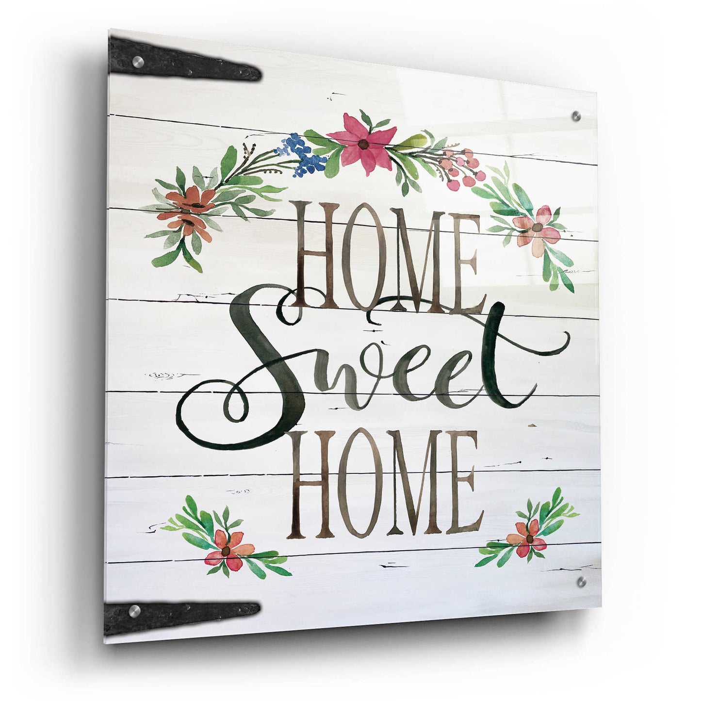 Epic Art 'Home Sweet Home Door' by Cindy Jacobs, Acrylic Glass Wall Art,24x24