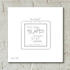Epic Art 'My Soul Loves' by Cindy Jacobs, Acrylic Glass Wall Art,12x12