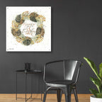 Epic Art 'Pumpkin Spice Wreath' by Cindy Jacobs, Acrylic Glass Wall Art,36x36