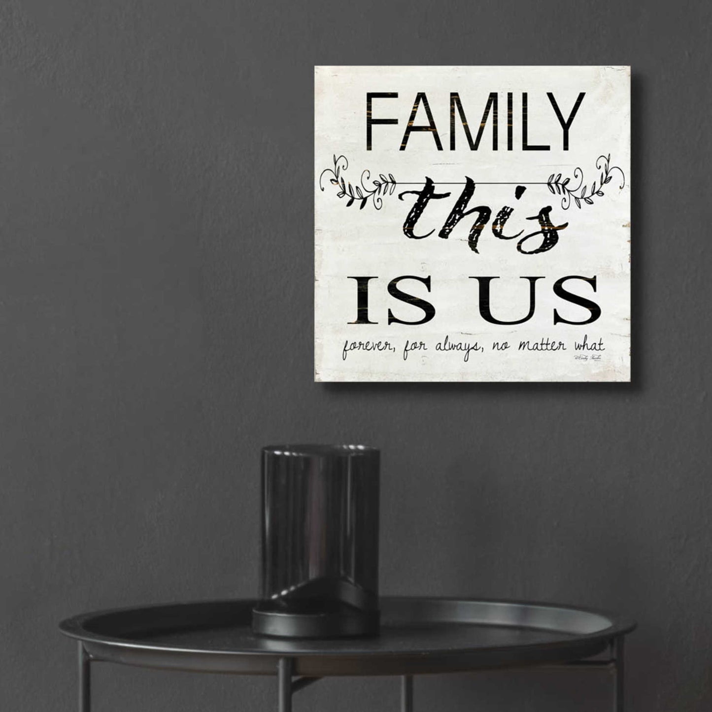 Epic Art 'Family - This is Us' by Cindy Jacobs, Acrylic Glass Wall Art,12x12