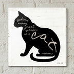 Epic Art 'Cat' by Cindy Jacobs, Acrylic Glass Wall Art,12x12