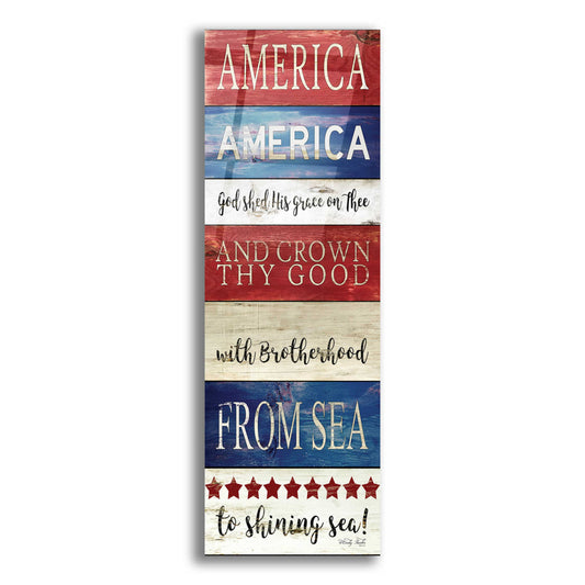 Epic Art 'America God Shed His Grace on Thee' by Cindy Jacobs, Acrylic Glass Wall Art,3-1