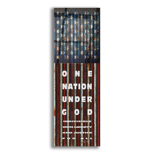 Epic Art 'One Nation Under God' by Cindy Jacobs, Acrylic Glass Wall Art,3-1