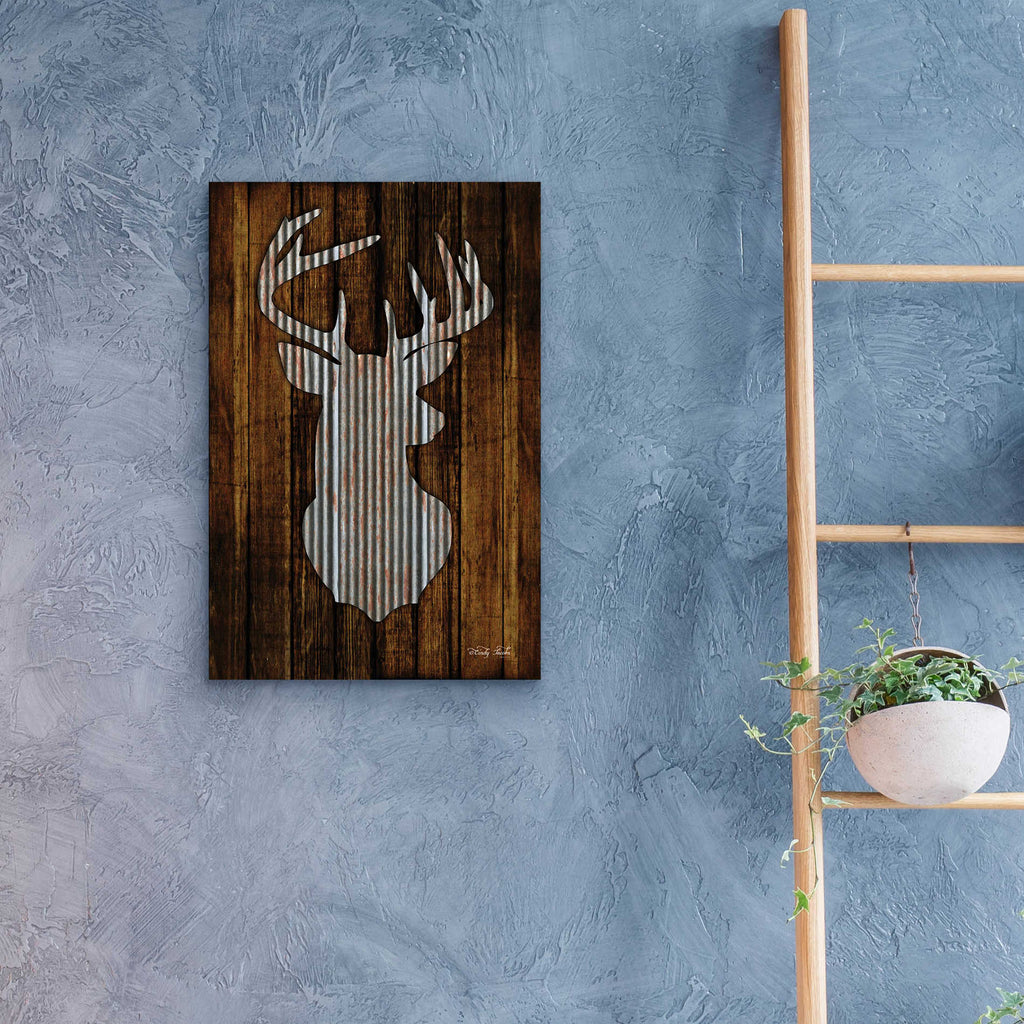 Epic Art 'Deer Head I' by Cindy Jacobs, Acrylic Glass Wall Art,16x24