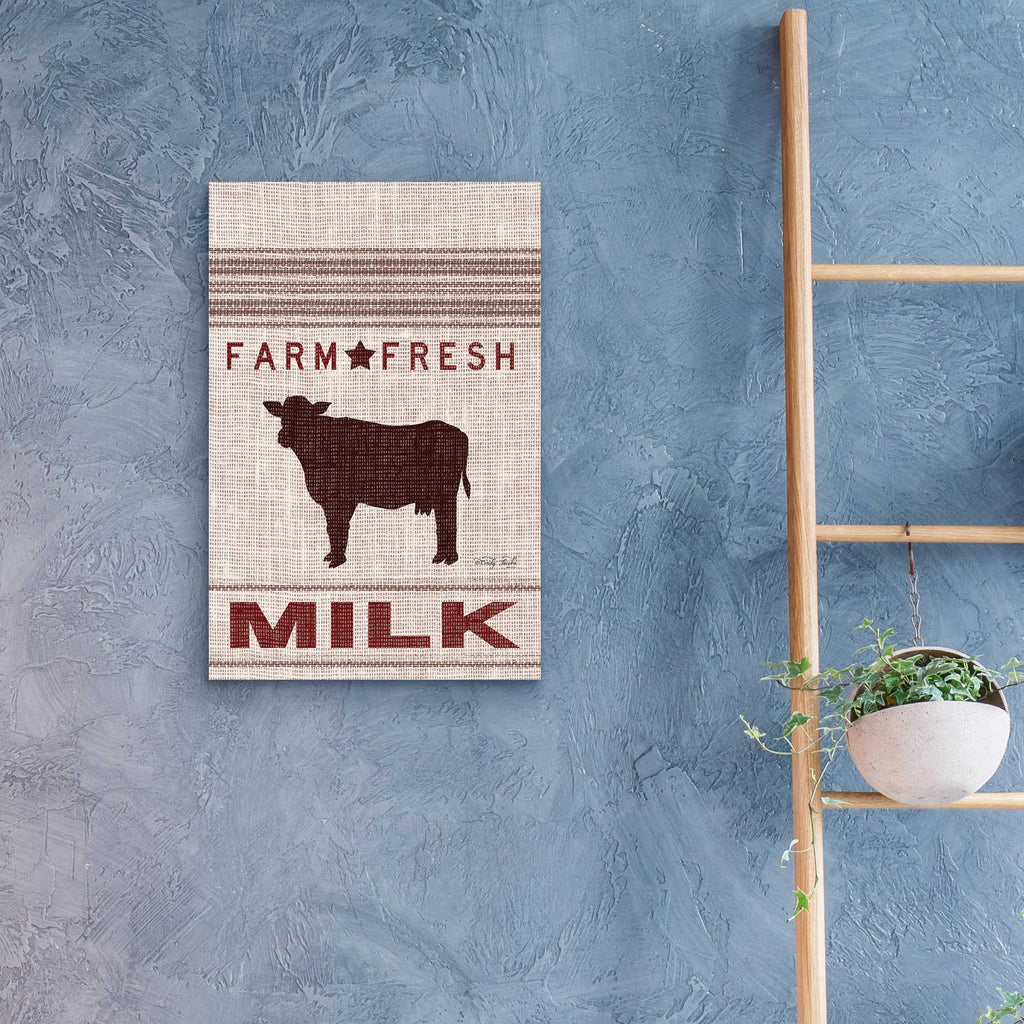 Epic Art 'Grain Sack Milk' by Cindy Jacobs, Acrylic Glass Wall Art,16x24