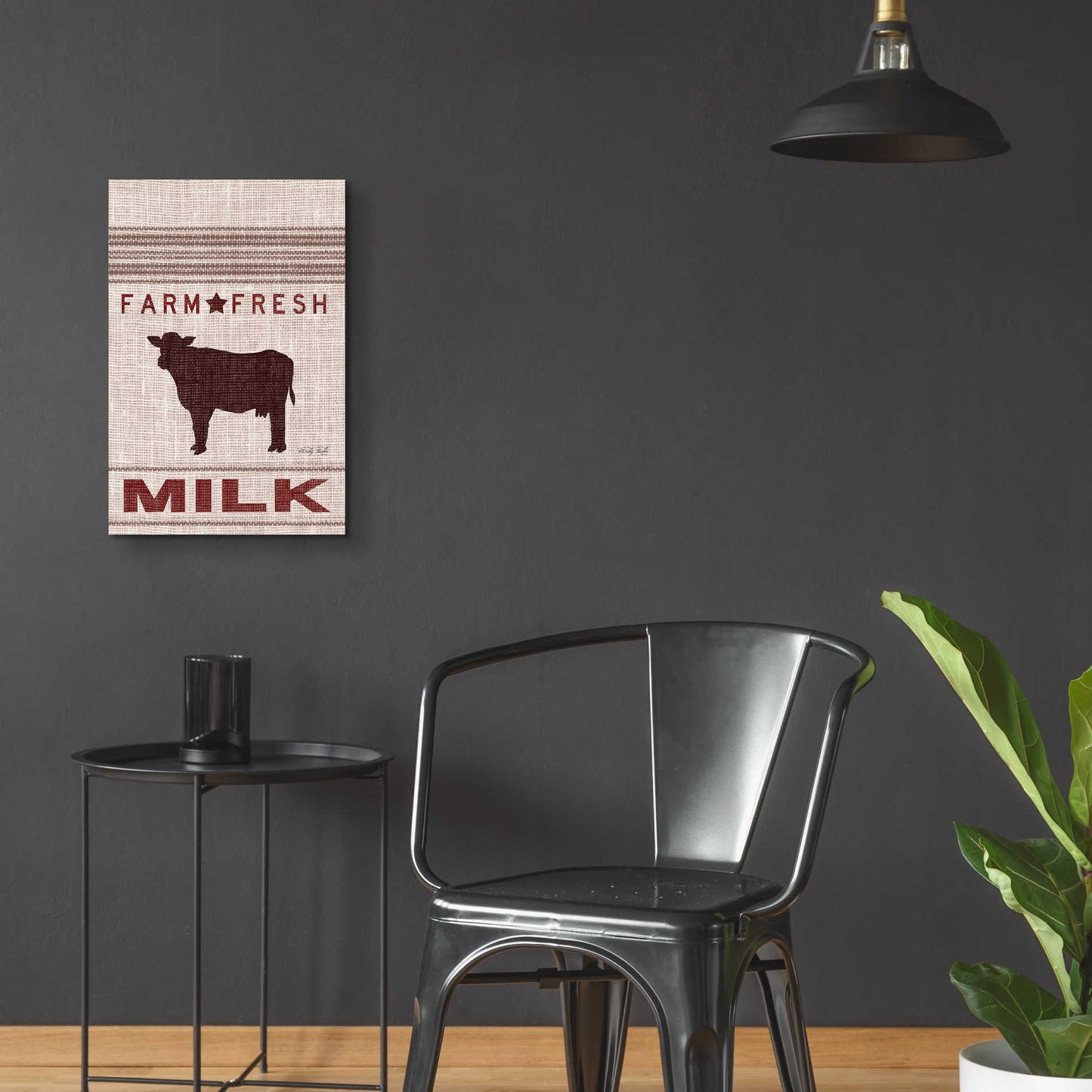 Epic Art 'Grain Sack Milk' by Cindy Jacobs, Acrylic Glass Wall Art,16x24