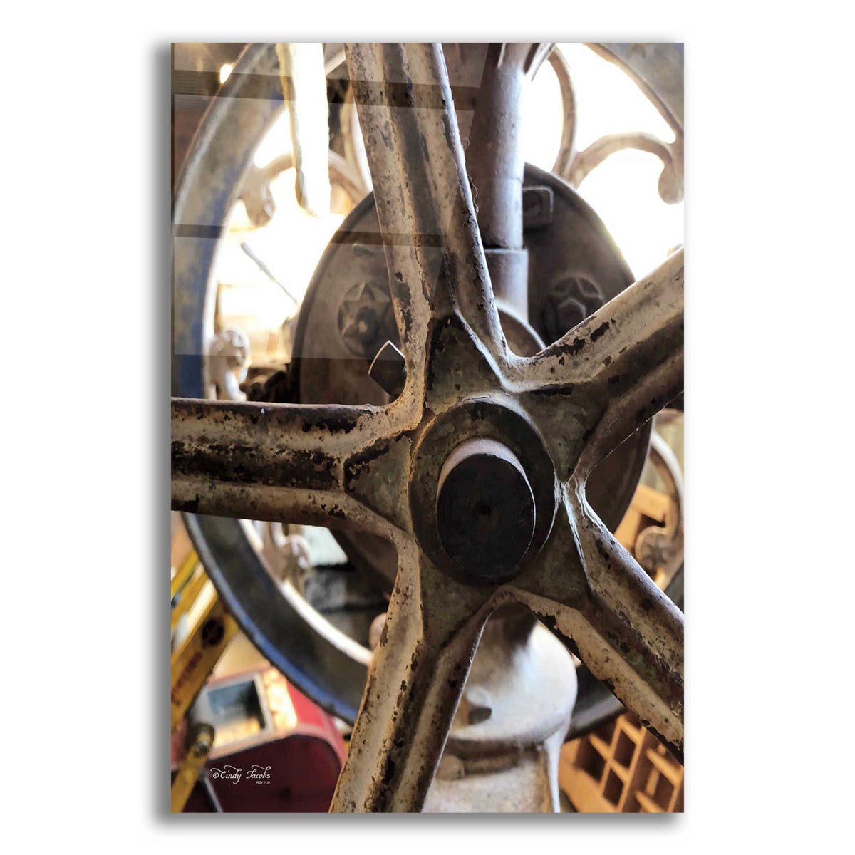 Epic Art 'Star Wheel' by Cindy Jacobs, Acrylic Glass Wall Art