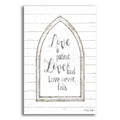 Epic Art 'Love is Patient Arch' by Cindy Jacobs, Acrylic Glass Wall Art