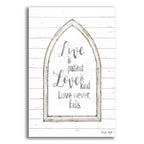 Epic Art 'Love is Patient Arch' by Cindy Jacobs, Acrylic Glass Wall Art