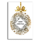 Epic Art 'Merry Christmas Ball Ornament' by Cindy Jacobs, Acrylic Glass Wall Art
