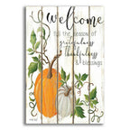 Epic Art 'Welcome Fall' by Cindy Jacobs, Acrylic Glass Wall Art