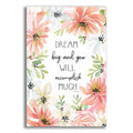 Epic Art 'Floral Dream Big' by Cindy Jacobs, Acrylic Glass Wall Art