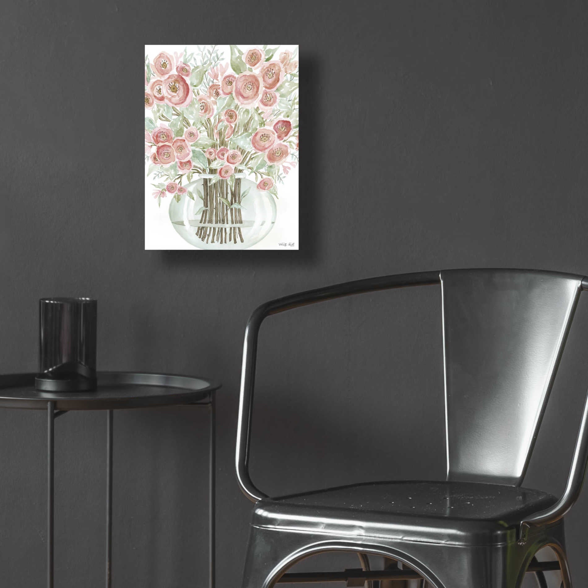 Epic Art 'Blush Roses' by Cindy Jacobs, Acrylic Glass Wall Art,12x16