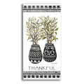 Epic Art 'Thankful Mud Cloth Vase' by Cindy Jacobs, Acrylic Glass Wall Art,2-1