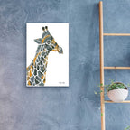 Epic Art 'Bright Giraffe I' by Cindy Jacobs, Acrylic Glass Wall Art,16x24